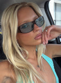 Odele Wraparound Sunglasses Tea / Blue